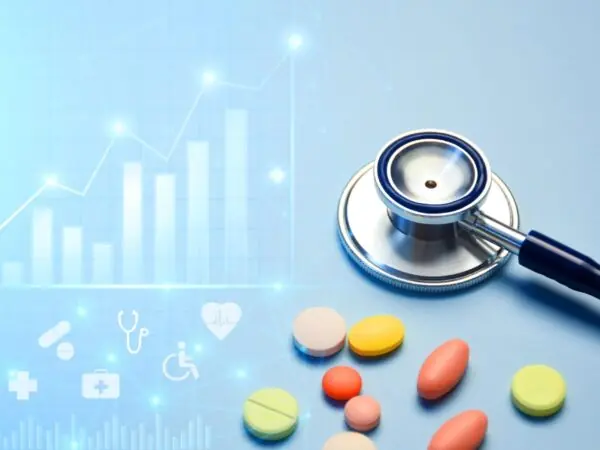 stethoscope image with pills